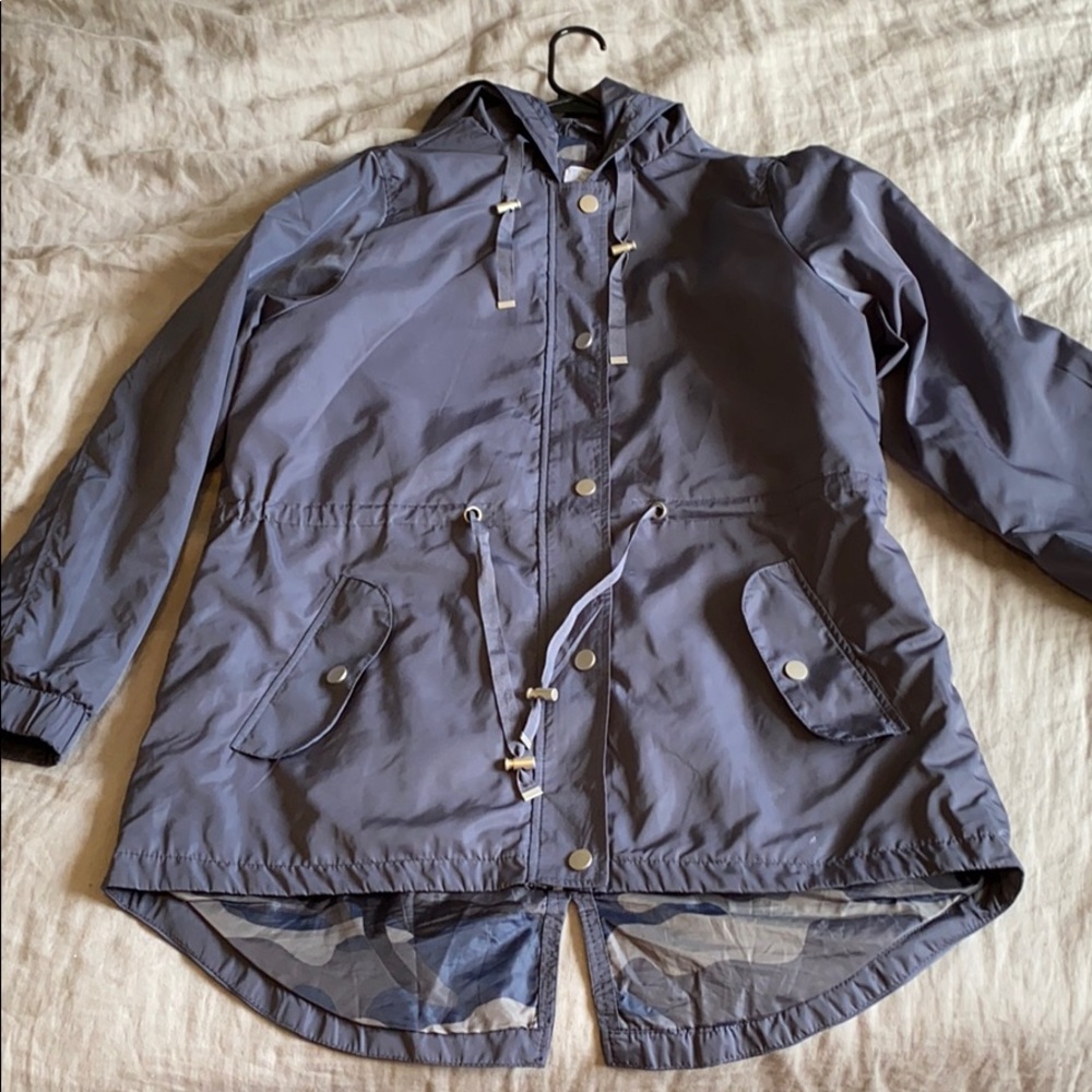 Blue Reversible Wind Breaker